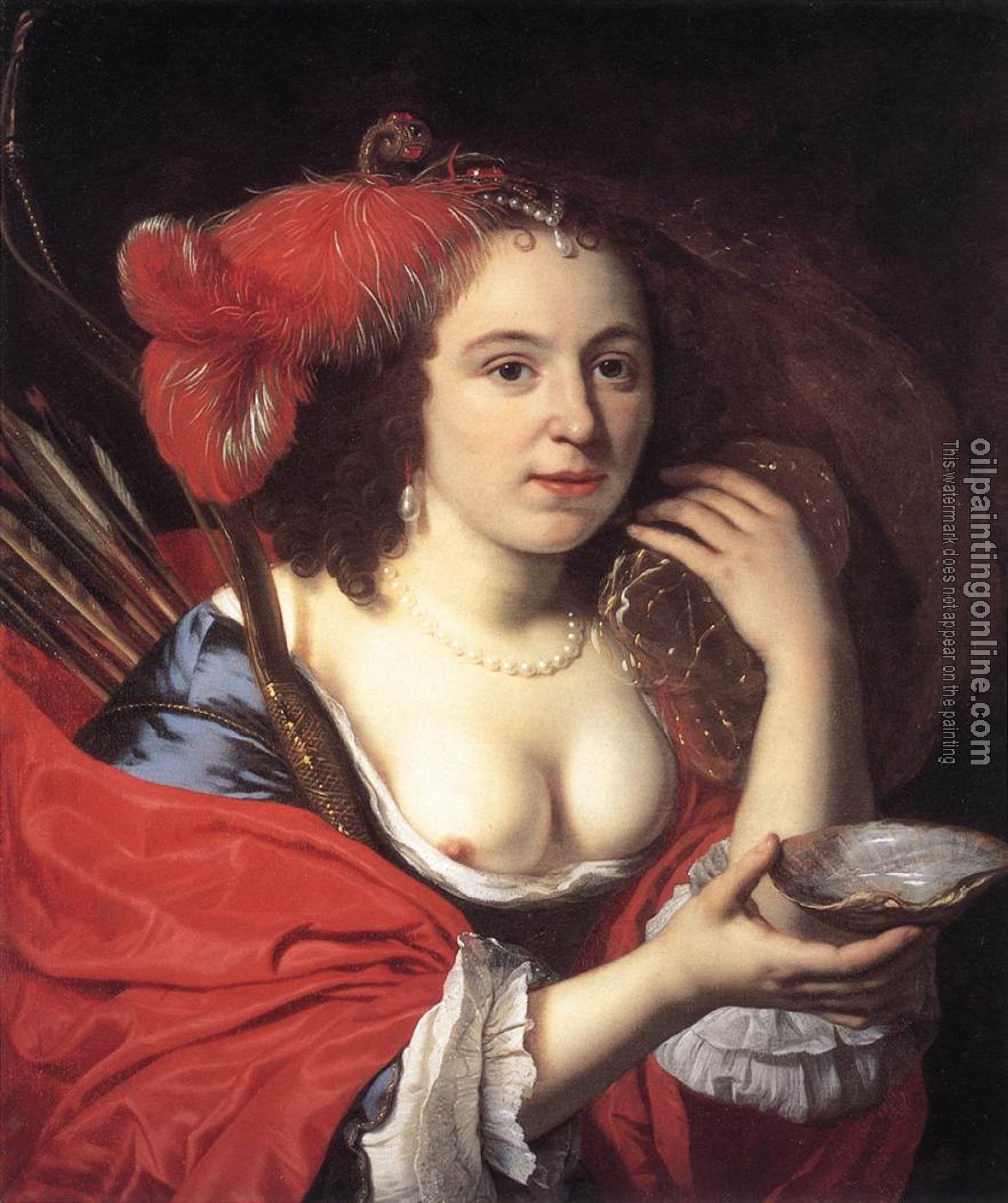 Helst, Bartholomeus van der - Anna du Pire as Granida